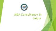 MBA Consultancy in Jaipur