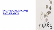 Get The Best Individual Income Tax Services In Canada