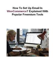 How To Set Up Email In WooCommerce?