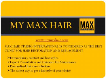 Best Hair Replacement Company in India
