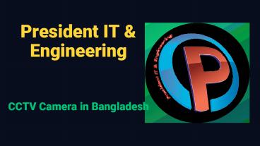 CCTV cameras in Bangladesh