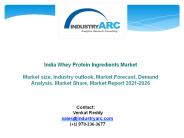 India Whey Protein Ingredients Market - Forecast(2021 - 2026)
