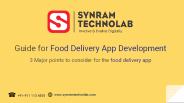 Tip for Getting Food Delivery App Development
