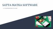 Get Your Satta Matka Software Developed by BR Softech