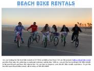 Beach Bike Rentals