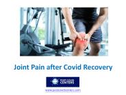 Joint pain after Covid recovery | Musculoskeletal Problems