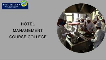 Top Hotel Management Colleges in UP | IHM College in Ghaziabad