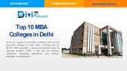 Top 10 MBA colleges in Delhi