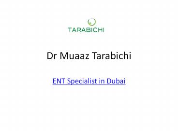 ENT Specialist in Dubai