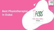 Best Physiotherapist in Dubai