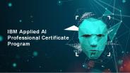 IBM Artificial Intelligence Professional Certificate