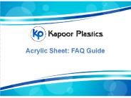 Acrylic Sheet: FAQ Guide