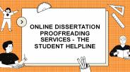 Online Dissertation Proofreading Services In Uk