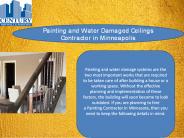 Painting and Water Damaged Ceilings Contractor in Minneapolis