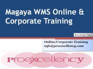 Magaya WMS online training