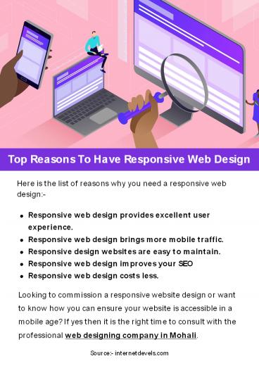 Top Reasons To Have Responsive Web Design