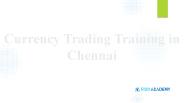 Currency Trading Training in Chennai
