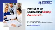 Perfecting an Engineering Course Assignment
