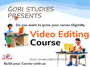Video Editing Course in Rohtak, Haryana