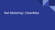 Net Metering Solutions | CleanMax