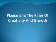 Plagiarism Deserves To Be Punished