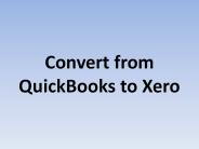 Convert from QuickBooks to Xero