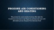 Ductless Air Conditioning Service in Las Vegas