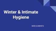 Winter and Intimate Hygiene