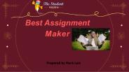 What I Wish Everyone Knew About Assignment Maker