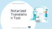 Notarized Translation Tool