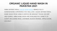 Organic Liquid Hand Wash in Pakistan 2021