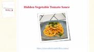Hidden Vegetable Tomato Sauce