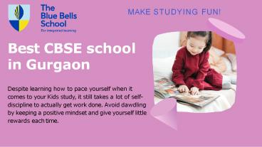 Best CBSE School in Gurgaon