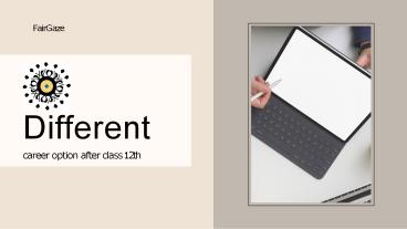 What are the different career option after class 12th?