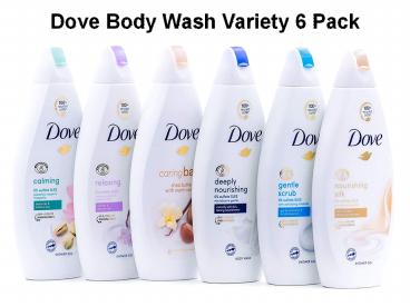 Dove Body Wash Variety 6 Pack (1)