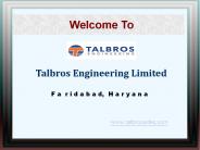 Axle Shafts Manufacturer in India