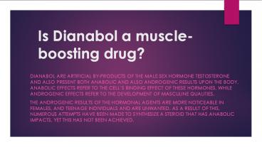 Is Dianabol a muscle-boosting drug? (1)