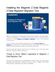 Installing the Magento 2 Data Migration Tool