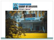 Best Engineering Colleges in Chandigarh - CGC Jhanjeri