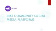 Best Social Community in Social Media