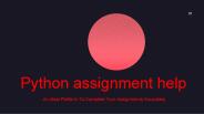 Python Assignment Help Service in Australia with Best Writers