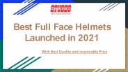 Best Full Face Helmets  Launched in 2021