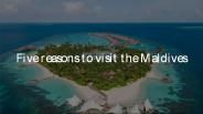 Five Reasons to Visit the Maldives