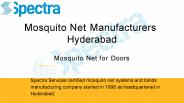 Mosquito net for doors