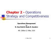 Production and Operation Management