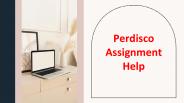 Perdisco Assignment Help Expert in Australia