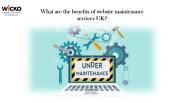 Website maintenance services UK