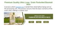 Premium Quality Ultra Long Grain Parboiled Basmati Rice