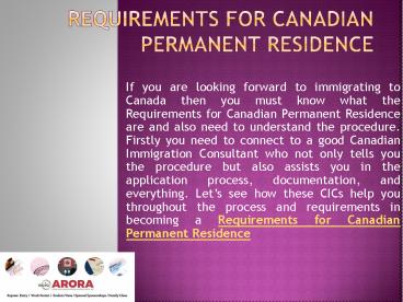Arora Canadian Immigration Consultancy Inc.