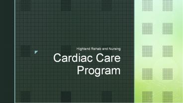 Essential information about CardioStar | Highland Care Center